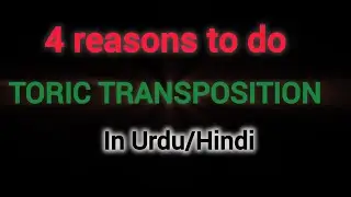 4 reasons to do Transposition || Transposition in Hindi/Urdu