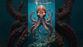 Humans Helping Octopus from Barnacles 🐋 #arcticanimal #whalerescue