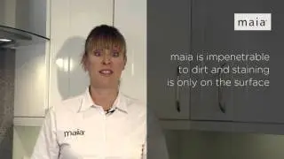 Maia Worktops Care, Maintenance and Refurbishment