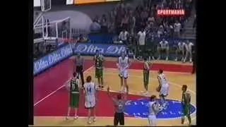 Tau Cerámica Baskonia  - Unicaja de Málaga 3º partido final de la Liga ACB 01/02. Baskonia Campeón