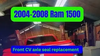 Замена сальника передней полуоси CV Ram 1500 2004-2008