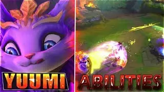 YUUMI NEW CHAMPION ABILITIES GAMEPLAY - League of Legends New Support