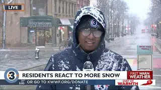Madison residents react to latest late week winter storm
