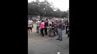 Slidell parade flash mob