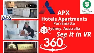 APX Hotels Apartments, Parramatta , See it in 3 D, 360&deg;, Virtual Reality, U control the Camera