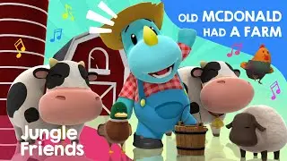 Old McDonald Had A Farm - Jungle Friends Nursery Rhymes