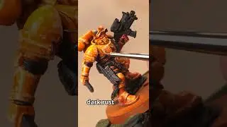 How to Weather Bright Armour - Warhammer 40k Hobby Paint #shorts