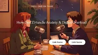 🎧 &ldquo;Chill English Talks &ndash; How Generation Z Handle Anxiety & Digital Overload&rdquo;