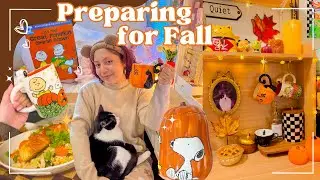 Preparing for fall 🍁 fall shopping + cozy vibes, welcoming autumn vlog