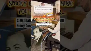 Ostinato from Set of Four (1960) by Henry Cowell (1897-1965) #ModernHarpsichord #Harpsichord