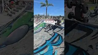 outcast 4s v2.5 pt3 skate park bash #arrmabashing #arrmaoutcast