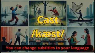 Cast meaning with 5 examples