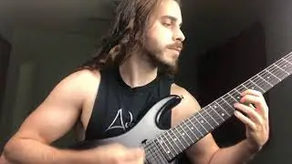 Andromeda - The Words Unspoken (Main Riff Cover) Justin Kellerman