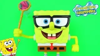 SpongeBob SquarePants: Jellyfishin' SpongeBob Funny Talking Figure Toy Review, Just Play Toys
