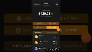 METAFORCE wallet ka new update force coin transfer