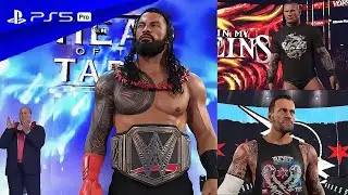  Roman Reigns Defend His Title Triple Thireat Match in Extreme Rules￼ ||WWE 2K25 gameplay￼||