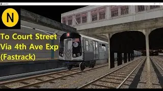 OpenBVE Trip | (N) to Court Street via Sea Beach/4th Avenue | R160A Alstom |