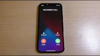 iPhone 12 Pro Incoming Call