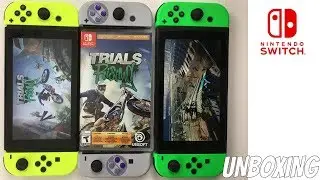 NINTENDO SWITCH TRIALS RISING GOLD EDITION GAME UNBOXING