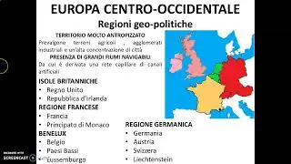 Europa Centro Occidentale e Isole Britanniche