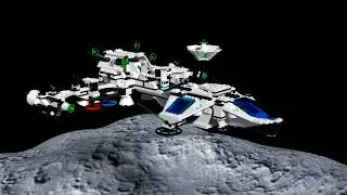 3D Lego Анимация - Взрыв космического корабля!