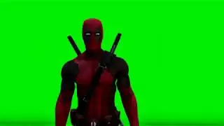 deadpool green screen / дэлпул 2018