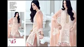 Gul Ahmed luxury Embroidered Lawn Festive Eid Collection 2017 With Price