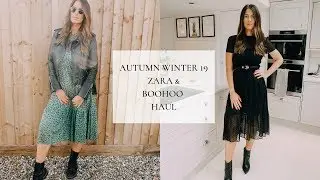 HUGE ZARA & BOOHOO HAUL | AUTUMN WINTER 19