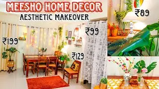 Meesho Home Decor Aesthetic Makeover #homedecor #meeshodecor #meeshohomedecor #decoratingonabudget