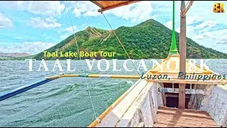 Taal Volcano, Luzon Philippines 8K- Taal Lake Boat Ride