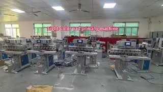 Eight-color pad printing machine#machine #factory #padprintingmachine #toys