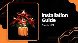 Light Kit For LEGO 10370 Poinsettia Video Installation Guide
