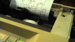 матричный принтер EPSON LQ-100 печать ч\б графики