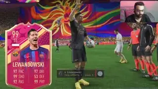 This is what 99 Lewandowski Futties Card can do. FIFA 23 Gameplay Ultimate Team #fifa #ps5 #gaming