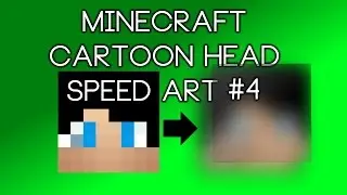 Minecraft Cartoon Head | Speed art | For X Legacy #4