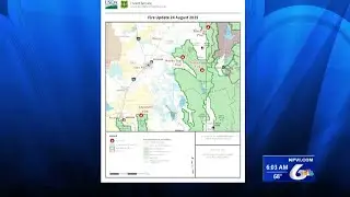 Multiple Wildfires are Blazing in The Caribou-Targhee National Forest