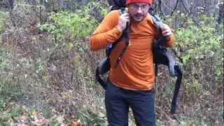 How to put a backpack on