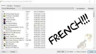 French Translation Of Lucas Simpsons Hit And Run Mod Launcher Is Now Available!!!