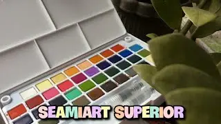 seamiart superior watercolor | review & swatches
