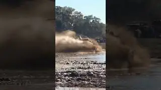 Wild Ride Mega Jeep sails across the Bog #offroad #mudbog #horsepower