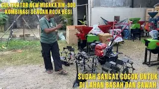 CULTIVATOR NEW MISAKA GEARBOX PAKAI RODA BESI SUDAH SANGAT COCOK DI LAHAN BASAH ATAU SAWAH
