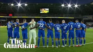 Cardiff City pay tribute to Emiliano Sala at game against Bournemouth