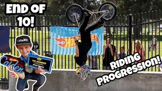 Конец 10! Прогресс фристайла на BMX от Кайдена!