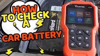 How To Check A Battery Using A VDIAGTOOL BT500