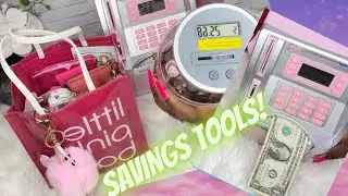 WIMB-BUDGETING BAG-MY BLOOMINGDALE&rsquo;S LITTLE PINK BAG/MINI PINK ATM/COIN BANKS/WAYS TO SAVE