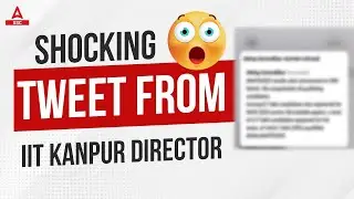 Shocking Tweet from IIT Kanpur Director | Latest Tweet from IIT Kanpur Regarding GATE Result 2023
