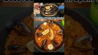 Best food I tried in Spain 🇪🇸Comment if you want more food from Spain👇 #spainfood #food #foryou