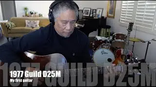 Moon River - Acoustic Cover Fingerstyle (1977 Guild D25M) My first guitar!