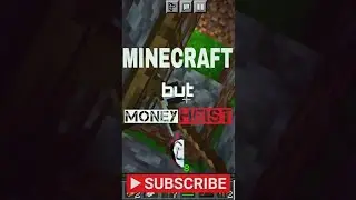 Minecraft but it's MONEY HEIST TUNNEL😬 #shorts  #minecraft