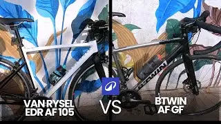 Действительно ли Van Rysel EDR AF105 лучше, чем BTWIN Ultra AF GF? | Сравнение шоссейных велосипе...